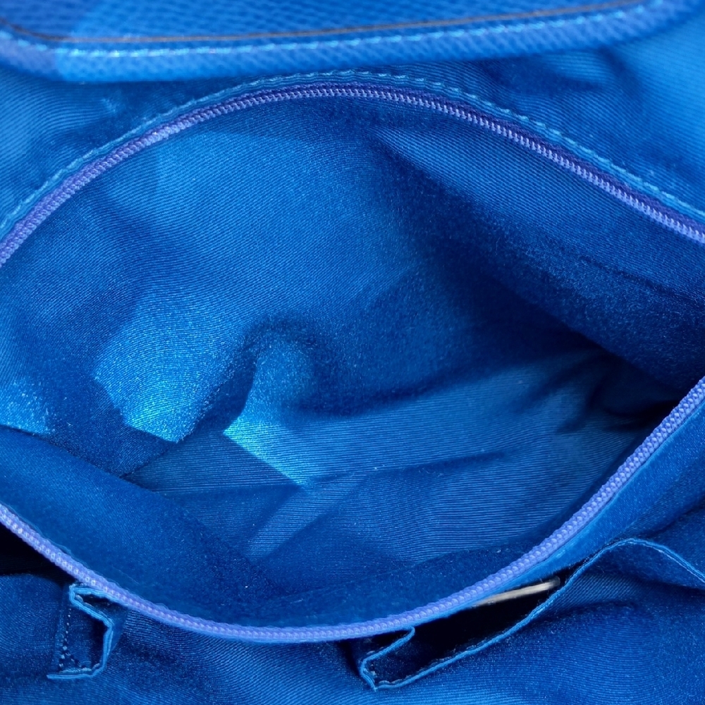 Coach Royal Blue Signature Jacquard Tote - Picture 6 of 7